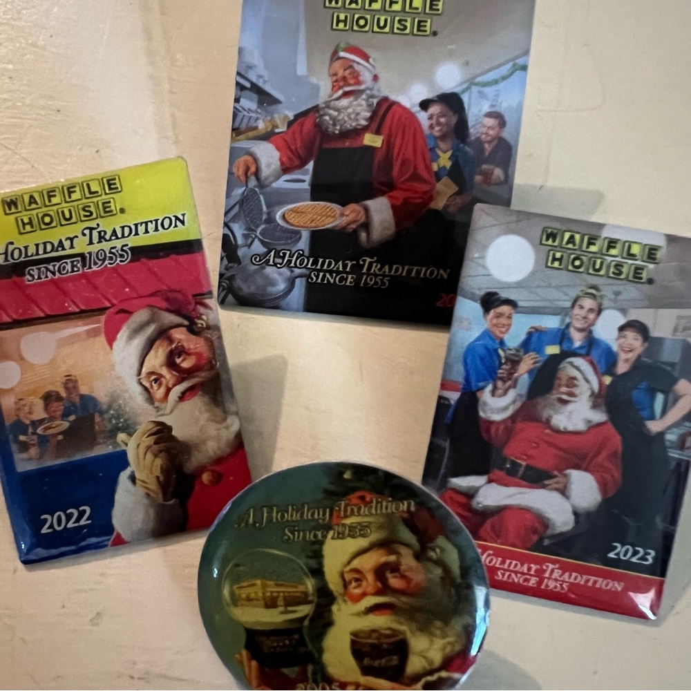 Waffle House Holiday Tradition Lapel Pin Set